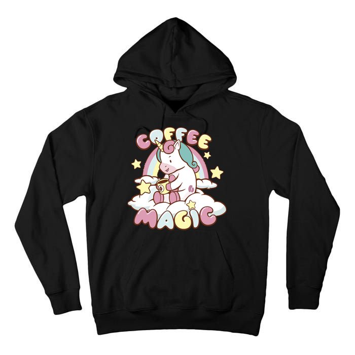 Coffee Magic Unicorn Tall Hoodie