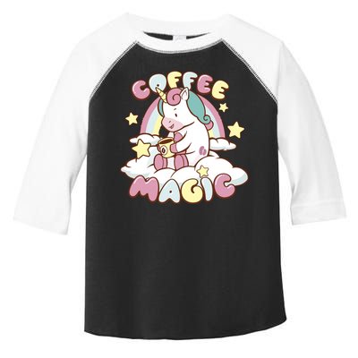 Coffee Magic Unicorn Toddler Fine Jersey T-Shirt