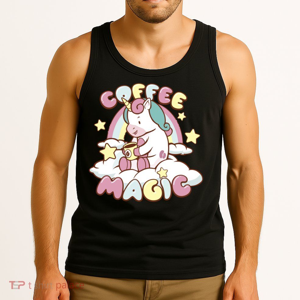 Coffee Magic Unicorn Tank Top