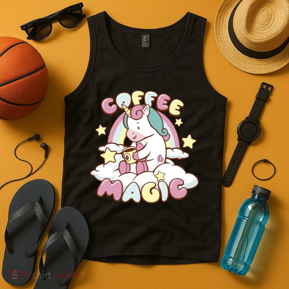 Coffee Magic Unicorn Tank Top