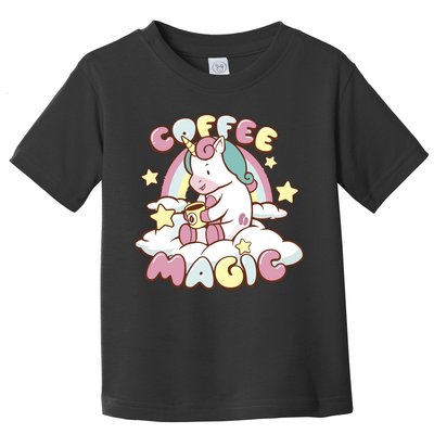 Coffee Magic Unicorn Toddler T-Shirt