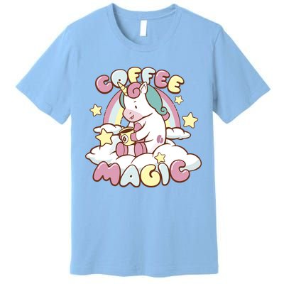 Coffee Magic Unicorn Premium T-Shirt