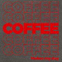 Coffee Makes My Day Thank You Bag Parody Cotton Canvas Backpack