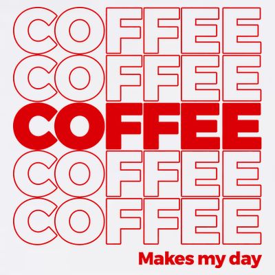 Coffee Makes My Day Thank You Bag Parody T-Shirt