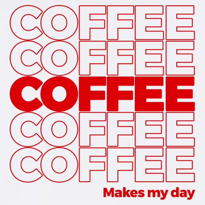 Coffee Makes My Day Thank You Bag Parody T-Shirt
