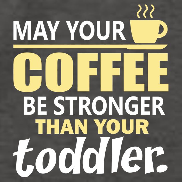 Coffee Mom - May Your Coffee Be Stronger Than Your Toddler Vector Backpack