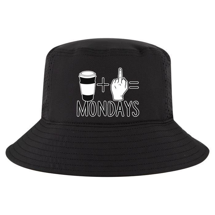 Coffee Plus Middle Finger Equals Monday Cool Comfort Performance Bucket Hat