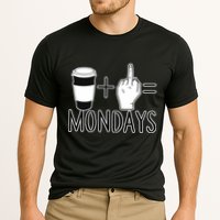 Coffee Plus Middle Finger Equals Monday Cooling Performance Crew T-Shirt