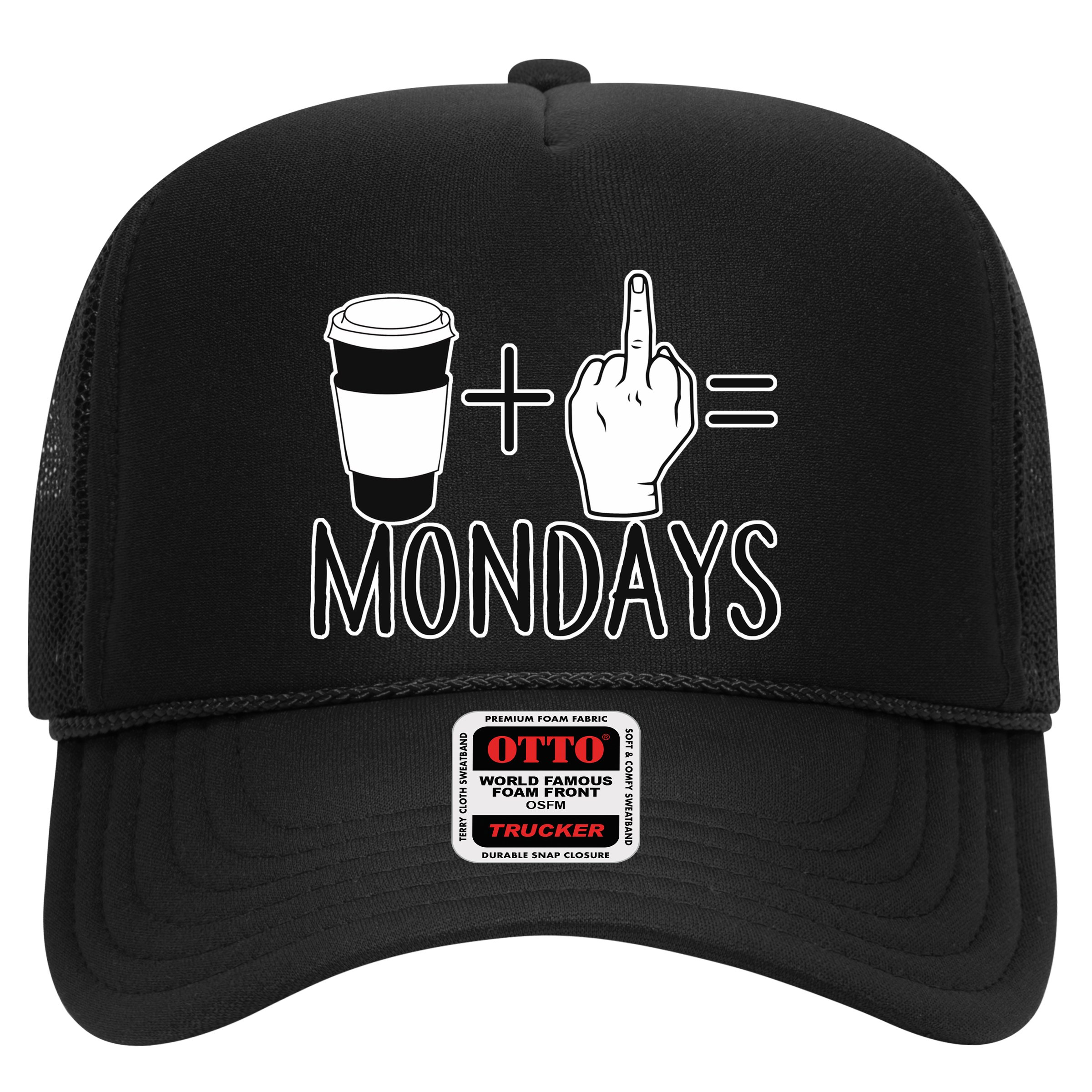 Coffee Plus Middle Finger Equals Monday Hat