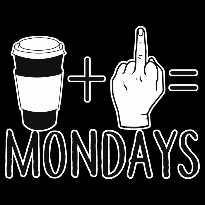 Coffee Plus Middle Finger Equals Monday Visor