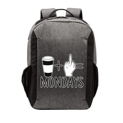 Coffee Plus Middle Finger Equals Monday Vector Backpack