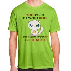 Coffee Spelled Backwards EEFOC Adult ChromaSoft Performance T-Shirt