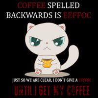 Coffee Spelled Backwards EEFOC Cooling Performance Long Sleeve Crew