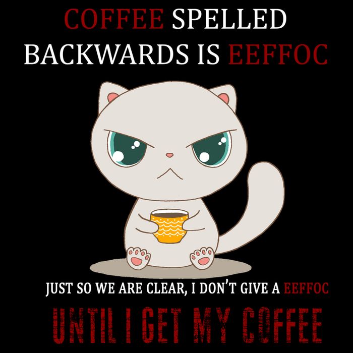 Coffee Spelled Backwards EEFOC Cooling Performance Long Sleeve Crew
