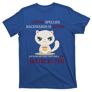 Coffee Spelled Backwards EEFOC T-Shirt