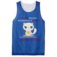 Coffee Spelled Backwards EEFOC Mesh Reversible Basketball Jersey Tank