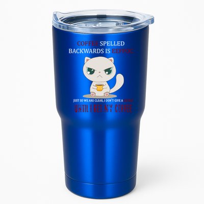 Coffee Spelled Backwards EEFOC Tumbler