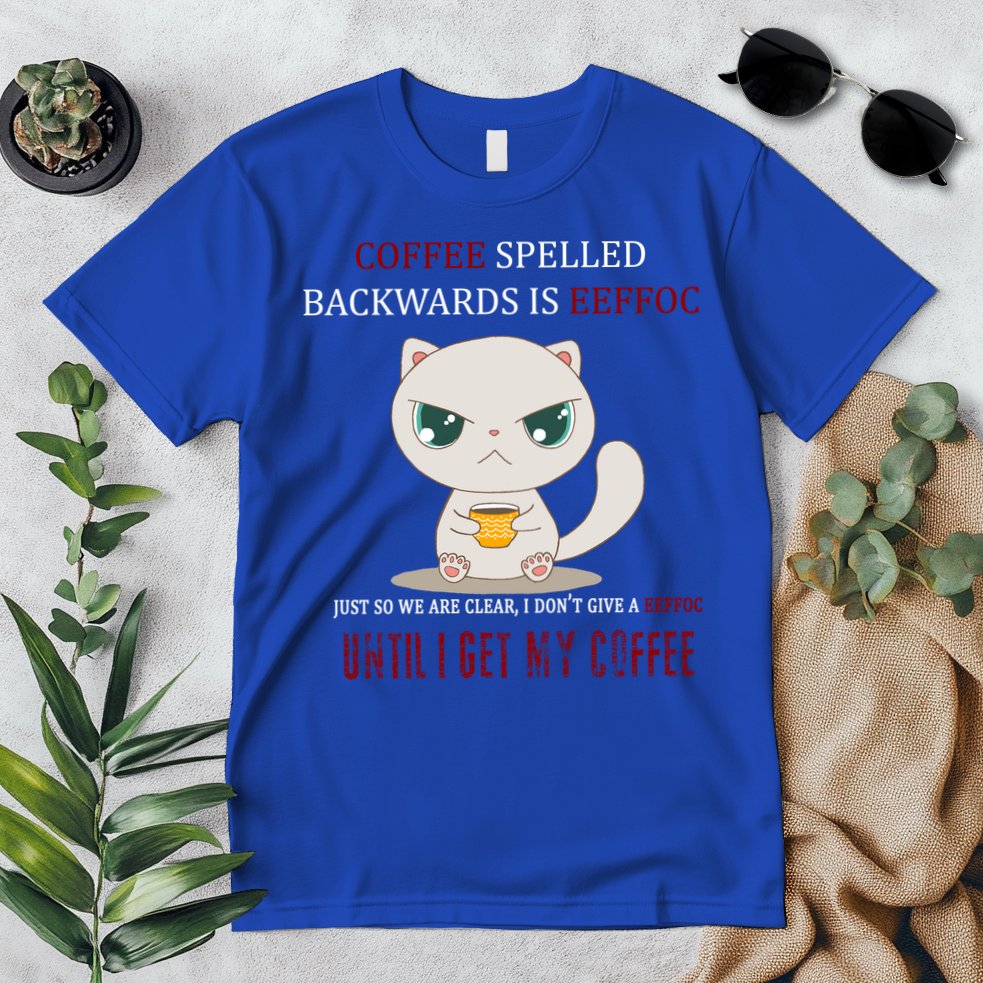 Coffee Spelled Backwards EEFOC Premium T-Shirt