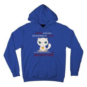 Coffee Spelled Backwards EEFOC Tall Hoodie