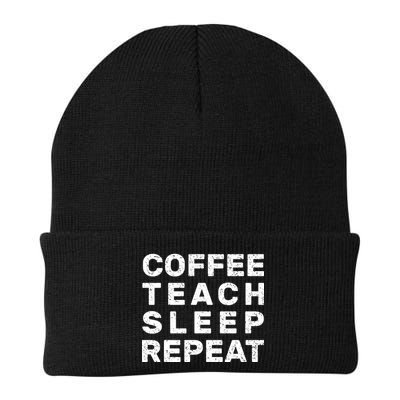 Coffee Teach Sleep Repeat Beanie