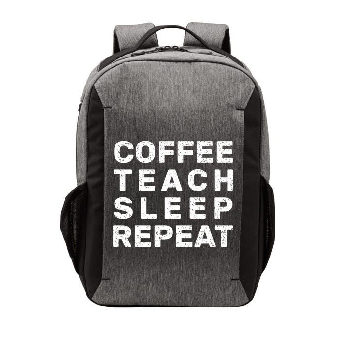 Coffee Teach Sleep Repeat Vector Backpack
