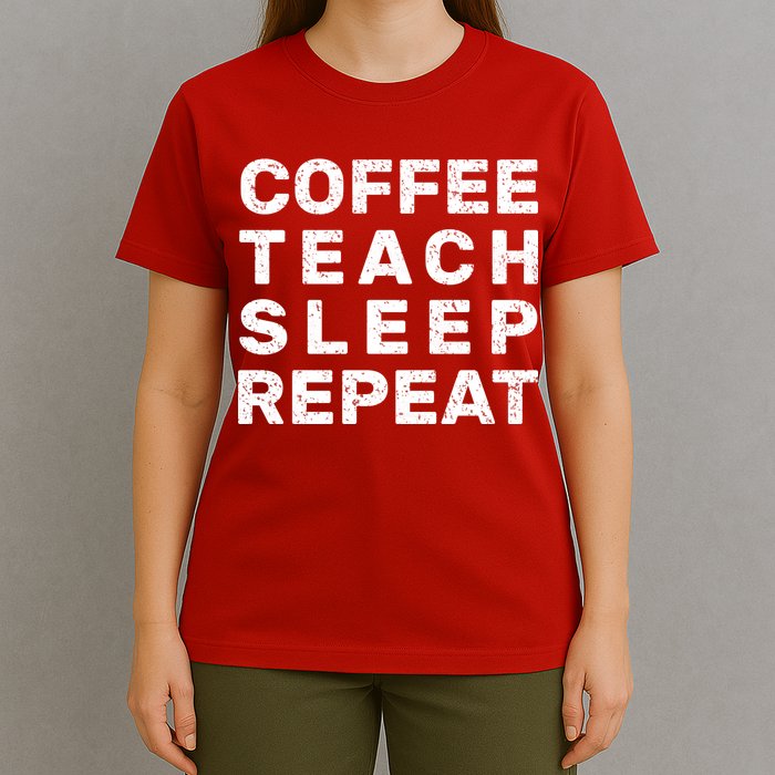 Coffee Teach Sleep Repeat T-Shirt