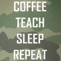 Coffee Teach Sleep Repeat Funny Teacher Legacy Tie Dye Trucker Hat
