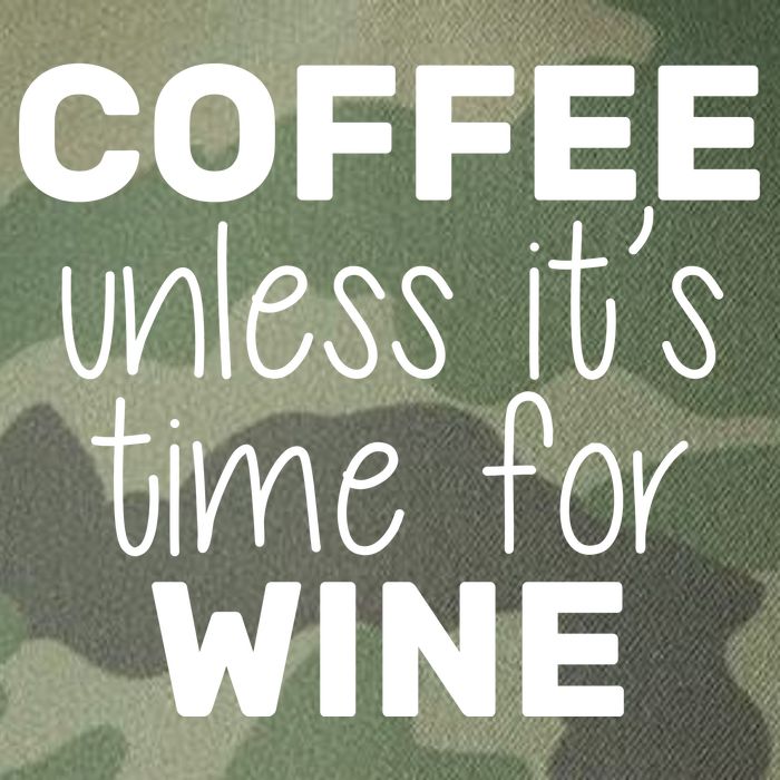 Coffee Unless It's Time For Wine Legacy Tie Dye Trucker Hat