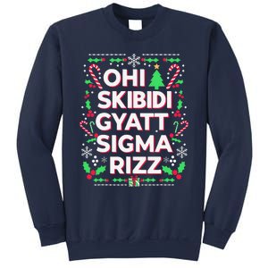 Christmas Ohiskibidi Gyattsigma Rizz Gen Alpha Xmas Party Sweatshirt