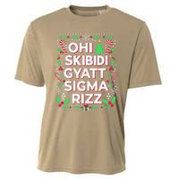 Christmas Ohiskibidi Gyattsigma Rizz Gen Alpha Xmas Party Cooling Performance Crew T-Shirt