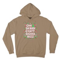 Christmas Ohiskibidi Gyattsigma Rizz Gen Alpha Xmas Party Hoodie