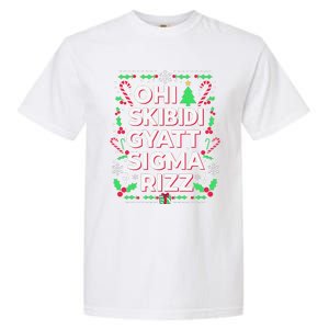 Christmas Ohiskibidi Gyattsigma Rizz Gen Alpha Xmas Party Garment-Dyed Heavyweight T-Shirt