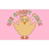 Cute One Groovy Chick Easter Day Bumper Sticker