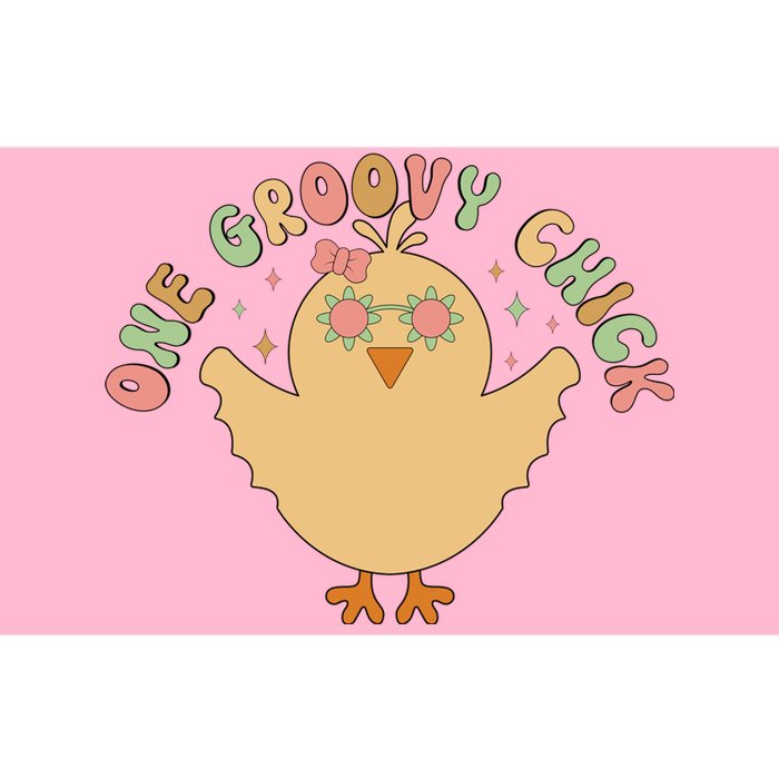 Cute One Groovy Chick Easter Day Bumper Sticker