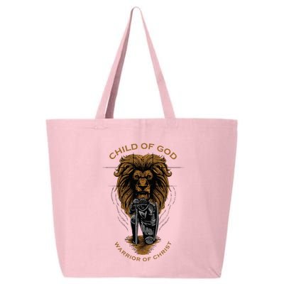 Child Of God Warrior Of Christ Jesus Christian Faith Graphic 25L Jumbo Tote
