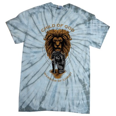 Child Of God Warrior Of Christ Jesus Christian Faith Graphic Tie-Dye T-Shirt