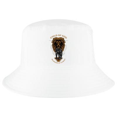 Child Of God Warrior Of Christ Jesus Christian Faith Graphic Cool Comfort Performance Bucket Hat