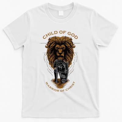 Child Of God Warrior Of Christ Jesus Christian Faith Graphic T-Shirt