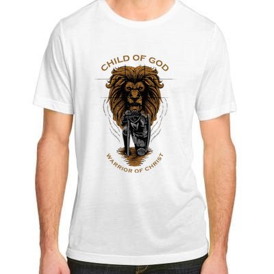 Child Of God Warrior Of Christ Jesus Christian Faith Graphic Adult ChromaSoft Performance T-Shirt