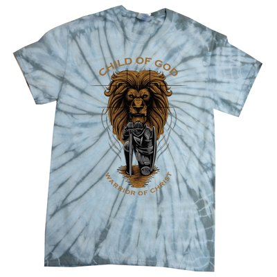 Child Of God Warrior Of Christ Jesus Christian Faith Tie-Dye T-Shirt