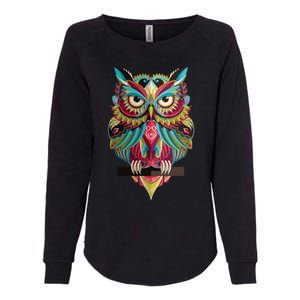 Cool Owl Graphic Tees Cute Graphic Design Illustration Owl Womens California Wash Sweatshirt