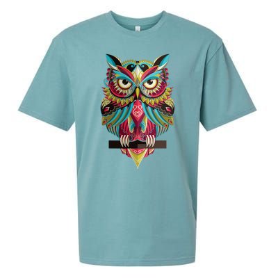 Cool Owl Graphic Tees Cute Graphic Design Illustration Owl Sueded Cloud Jersey T-Shirt