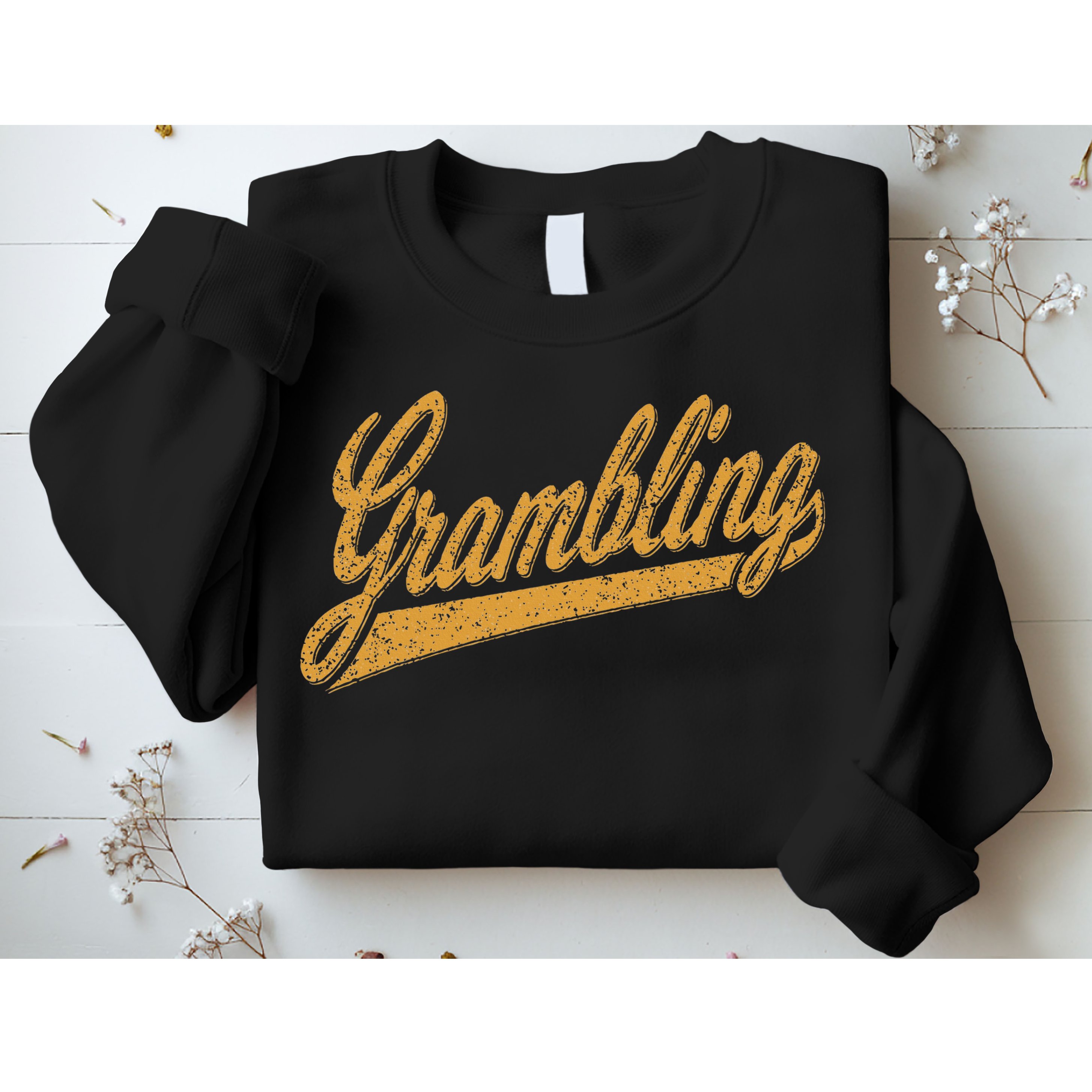 City Of Grambling La Varsity Script Sports Jersey Style Sweatshirt