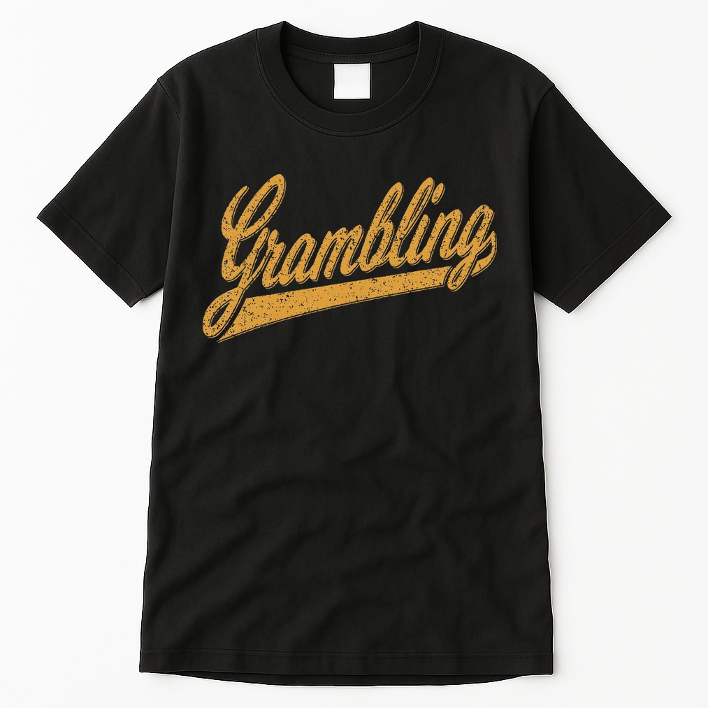 City Of Grambling La Varsity Script Sports Jersey Style Tall T-Shirt