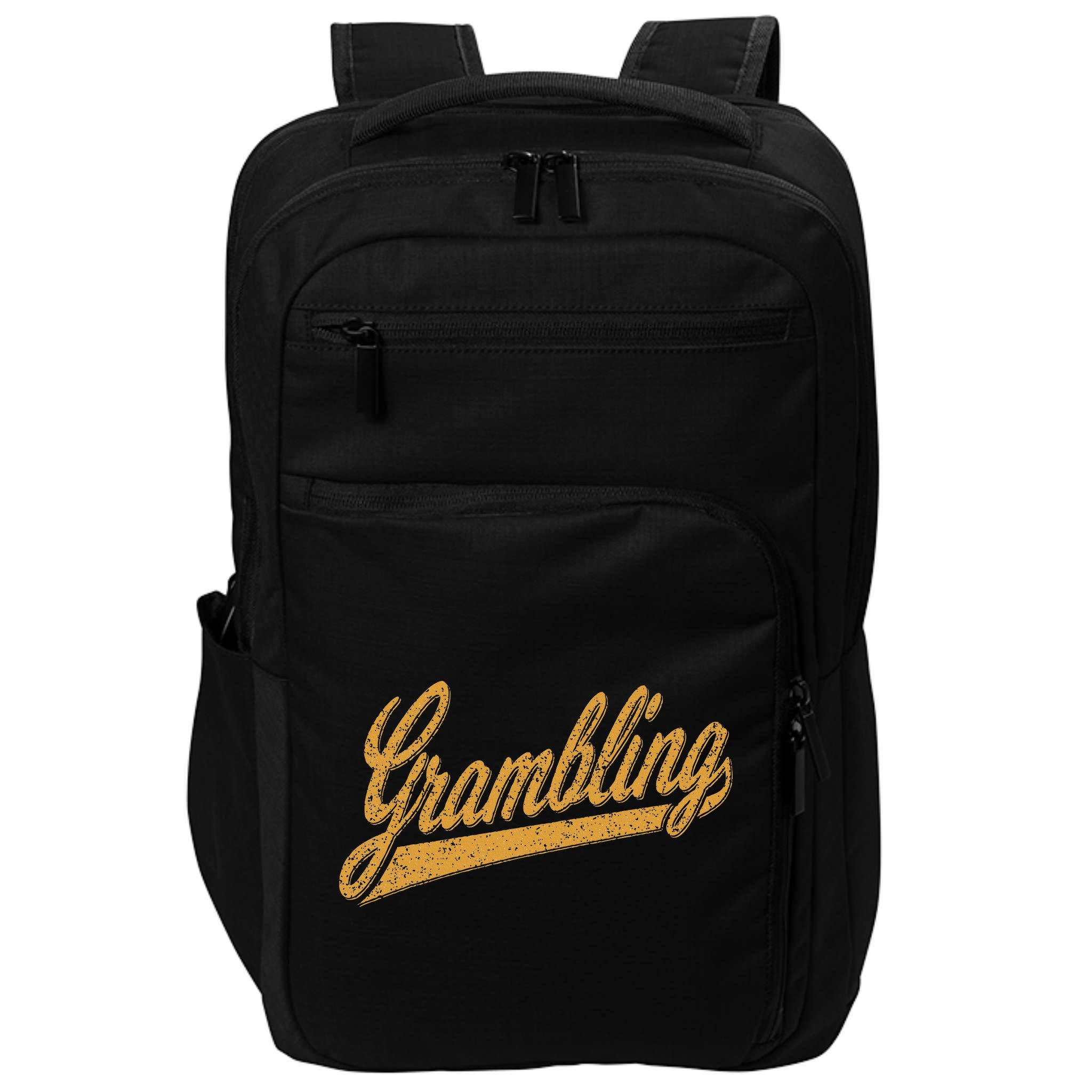 City Of Grambling La Varsity Script Sports Jersey Style Impact Tech Backpack