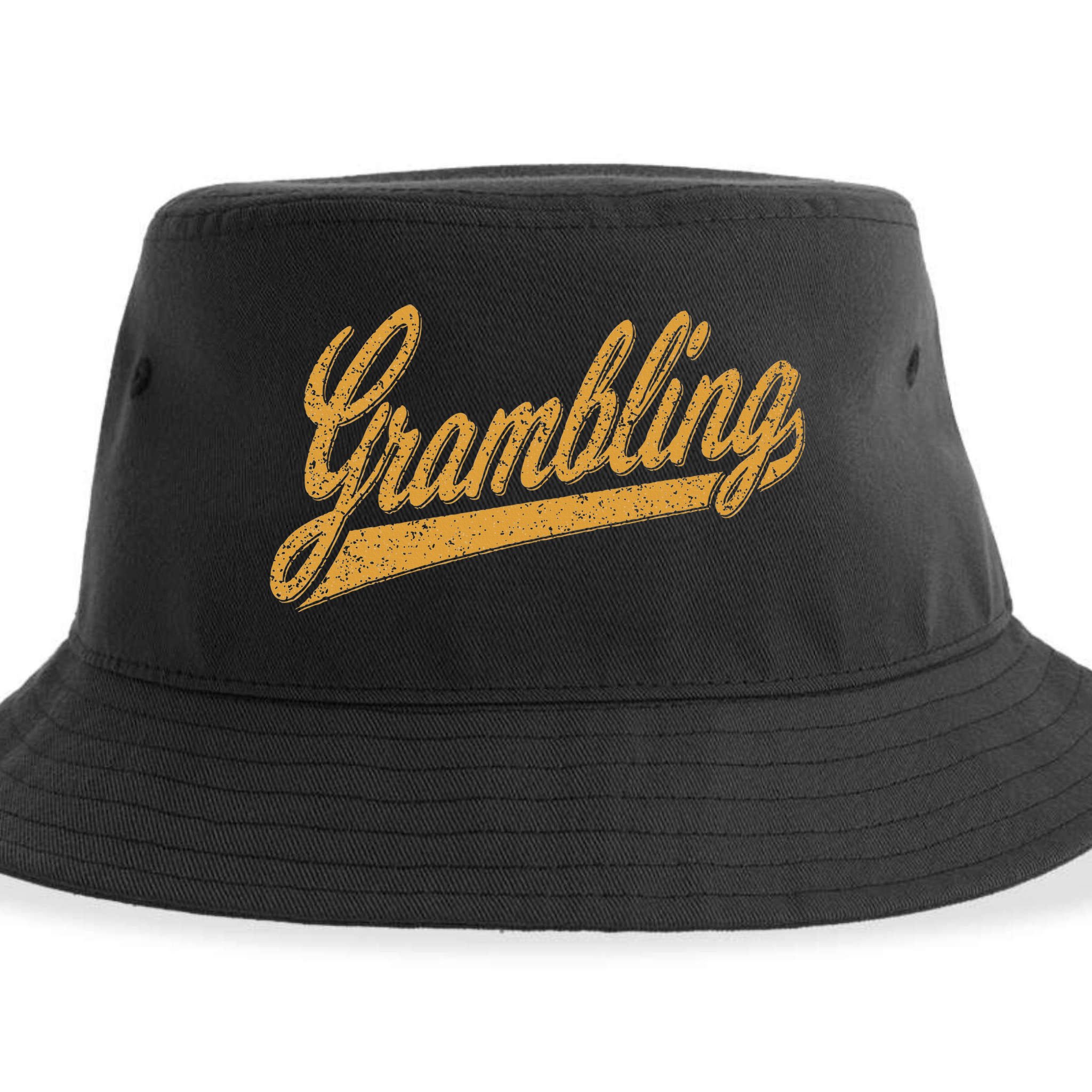 City Of Grambling La Varsity Script Sports Jersey Style Sustainable Bucket Hat