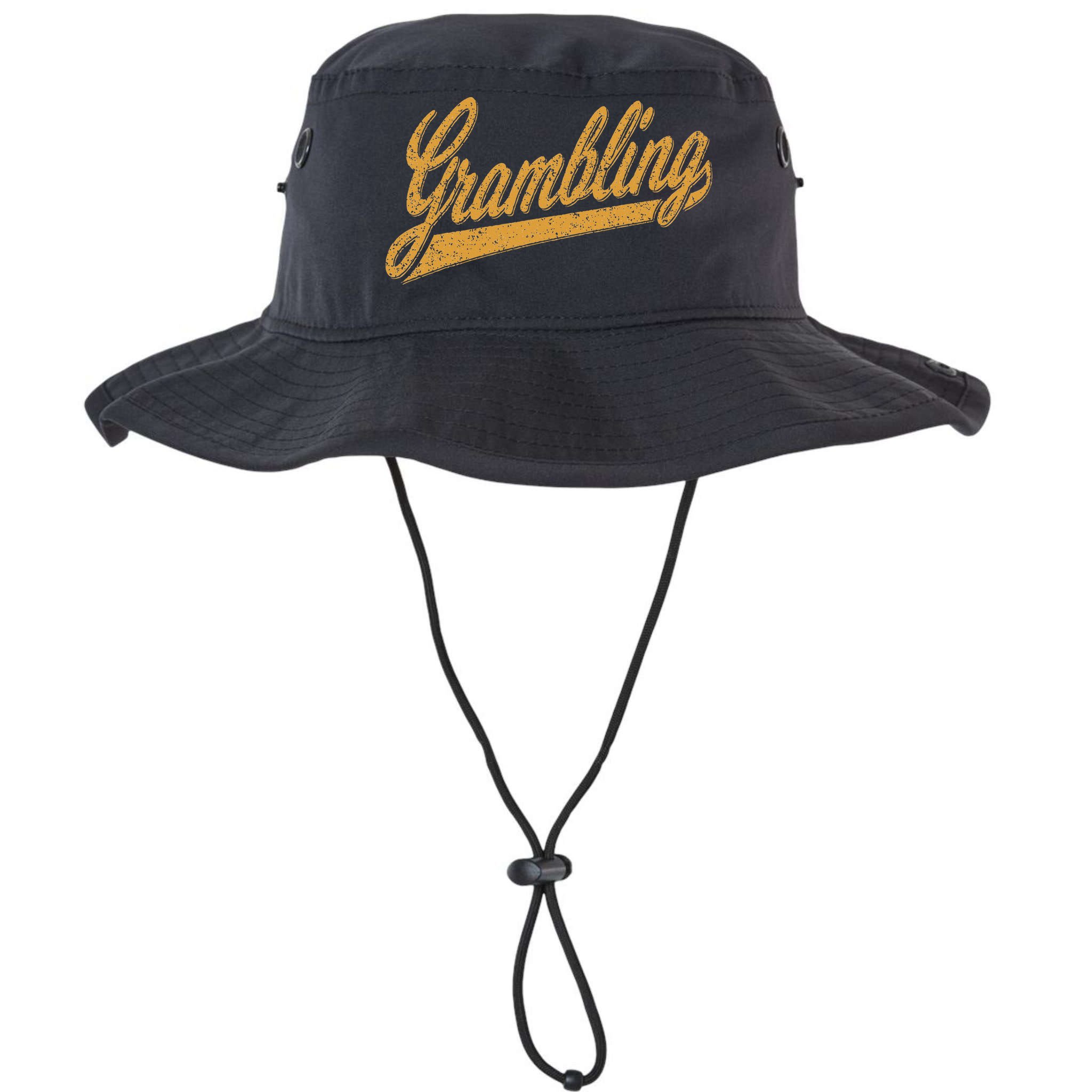 City Of Grambling La Varsity Script Sports Jersey Style Bucket Hat