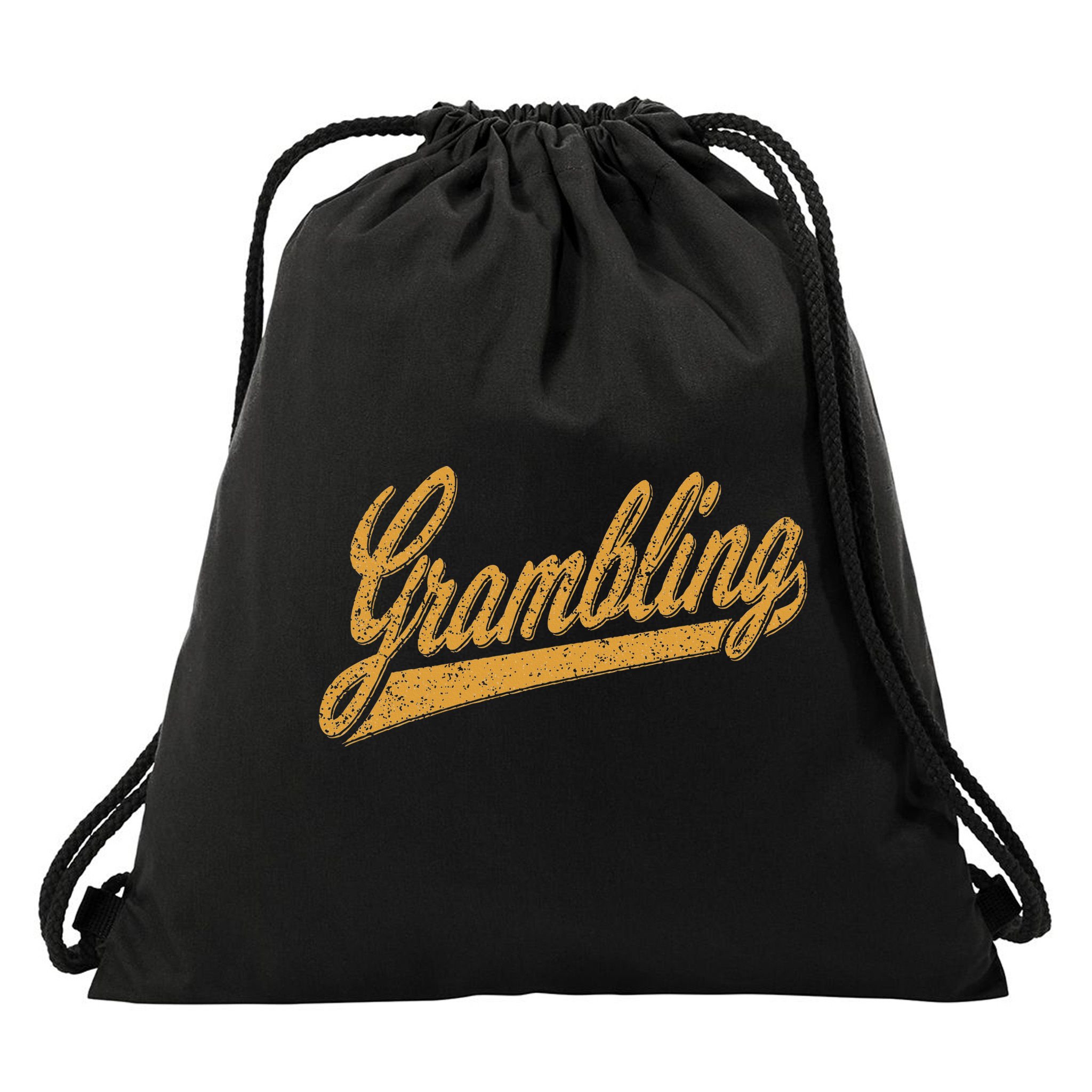 City Of Grambling La Varsity Script Sports Jersey Style Drawstring Bag