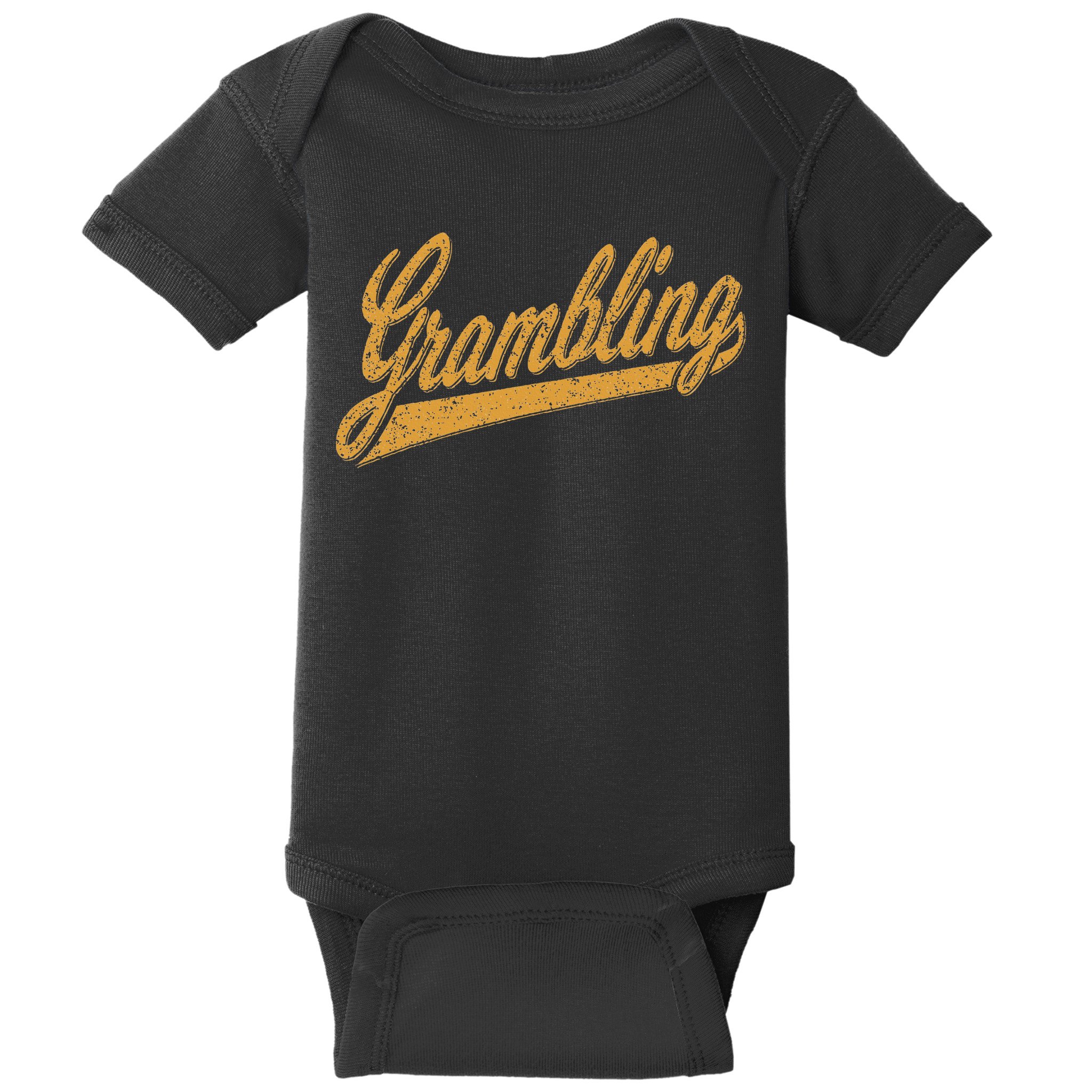 City Of Grambling La Varsity Script Sports Jersey Style Baby Bodysuit