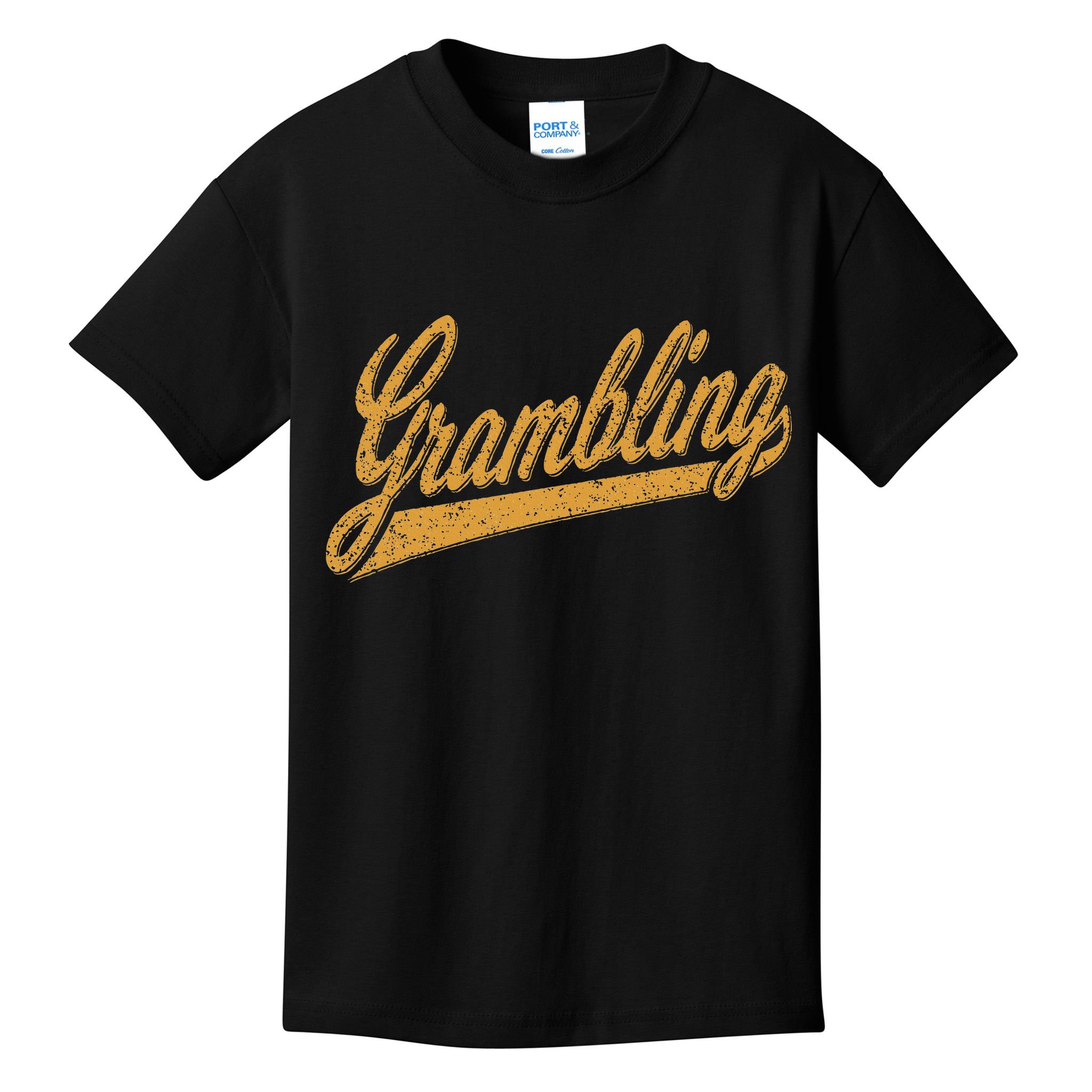 City Of Grambling La Varsity Script Sports Jersey Style Kids T-Shirt